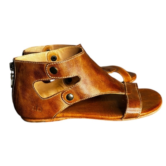 Bed Stu Women's Soto Cafe Latte Tie Dye Leather Gladiator Sandals Size 9 - Picture 2 of 10